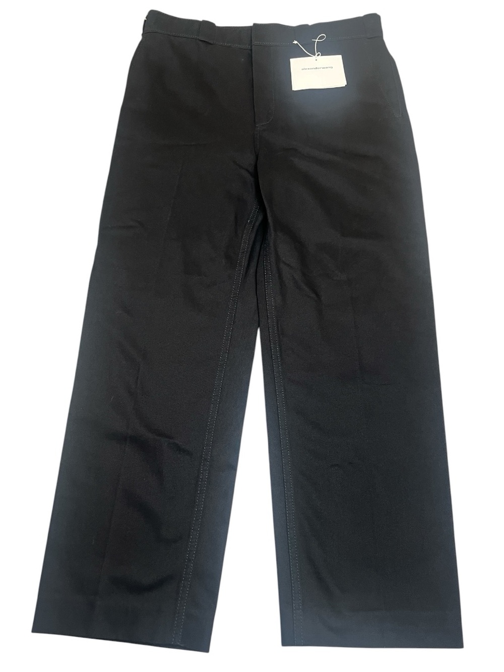 Alexander Wang Skate Fit Denim Chino Wide Leg Oversized Pants Sz 36 NWT w/COA - Picture 2 of 13